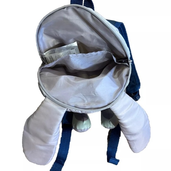 Gray and Blue Bunny Plush Toy - Picture 3 of 3